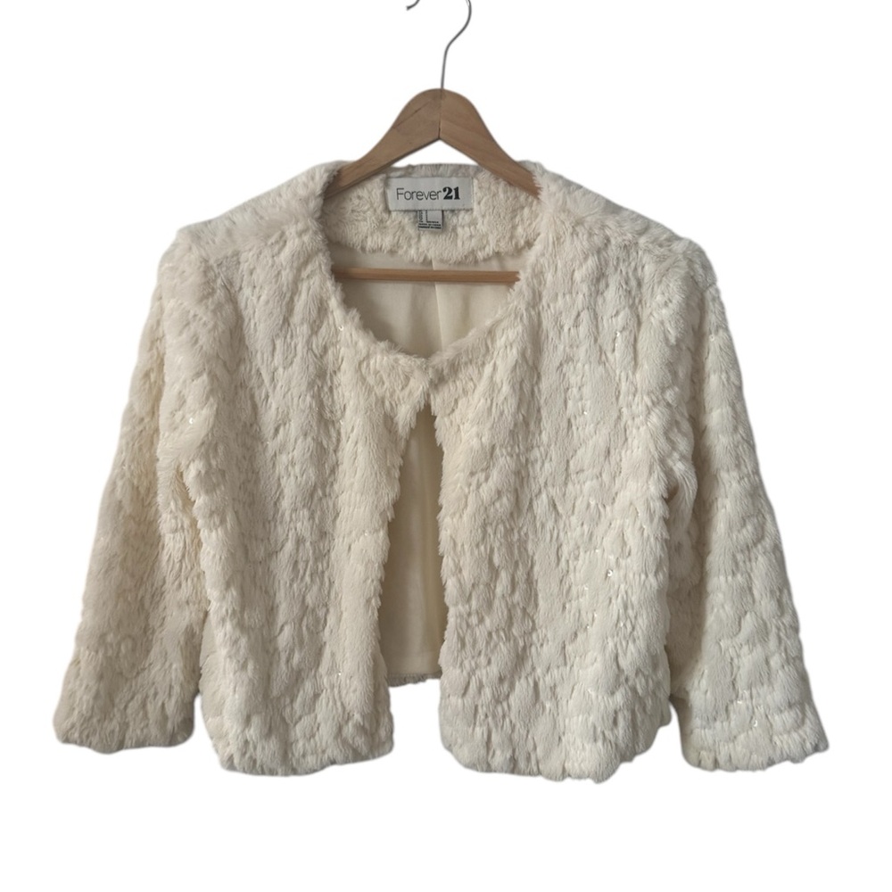 Forever 21 faux fur jacket